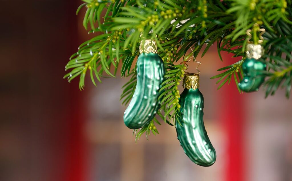 Der Brauch der Weihnachtsgurke INGEGLAS® MANUFAKTUR